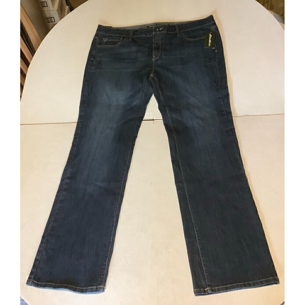Women's Eddie Bauer Straight Leg Denim Jeans w/Tags Size 14 14/32 - Picture 2 of 7